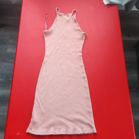 Bluenotes pink dress stretchy women's size S - Picture 3 of 6